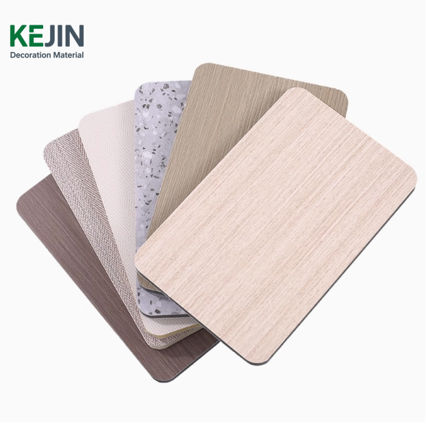 Modern High Quality Carbon Crystal Plate Interior Decorative Hotel Board Bamboo Charcoal Wood Veneer Marble Wall Panel Marble