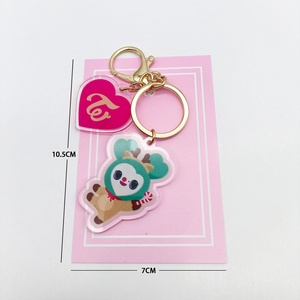Porte-clés personnalisé en acrylique découpé au laser avec film holographique original imprimé sur mesure - Product Image 6
