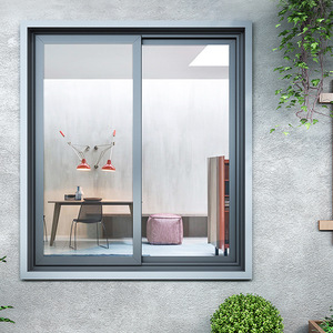Fenêtre en aluminium fabriquée en Chine, fenêtre coulissante en aluminium à double vitrage, économie d'énergie - Product Image 6