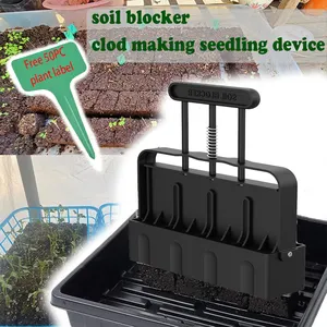 Blocco del suolo della piantina portatile creatore di blocchi di terreno da 2 pollici per la produzione di blocchi di Base per la produzione di piantine di preparazione del giardino
