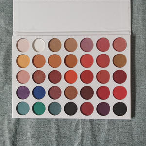 Palette di ombretti opachi con perle personalizzate per trucco impermeabile colorato <span class=keywords><strong>all</strong></span>'ingrosso 35 colori per le <span class=keywords><strong>donne</strong></span> - Product Image 4