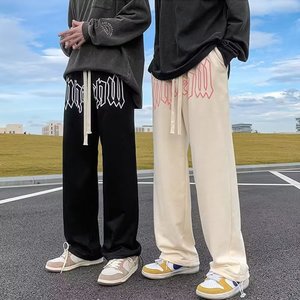 Nuovi <span class=keywords><strong>pantaloni</strong></span> <span class=keywords><strong>bianchi</strong></span> di lusso di moda di strada Waffle <span class=keywords><strong>in</strong></span> <span class=keywords><strong>maglia</strong></span> schiumante <span class=keywords><strong>pantaloni</strong></span> sportivi dritti Waffle <span class=keywords><strong>pantaloni</strong></span> Casual da esterno uomo donna - Product Image 6