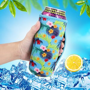 Enfriadores de latas altos personalizados con aislamiento, fundas adelgazantes para latas, soporte para botellas de cerveza con asa para bebidas energéticas de 16 oz - Product Image 6