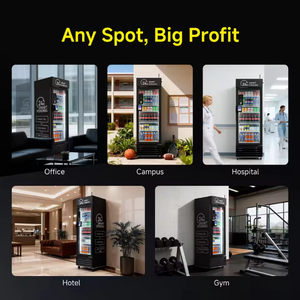 Distributeur automatique intelligent à reconnaissance visuelle AI pour boissons froides et snacks – Armoire <span class=keywords><strong>de</strong></span> libre-service - Product Image 3