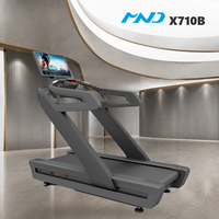 Tapis roulant commercial de luxe avec écran LCD, équipement de fitness MND de luxe pour distributeurs d'équipements de gym, multi-utilisateurs