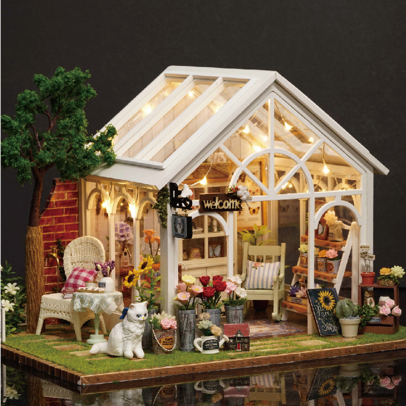 DIY Wooden Doll House Kit Chino Antiguo Loft con Montaje de - España