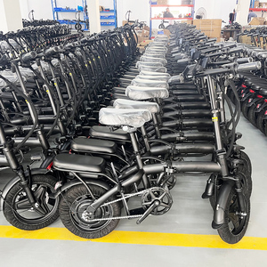 Bicicleta Eléctrica Plegable Mini, 25 km/h, 3 Velocidades, Motor Trasero sin Escobillas de 250 W, 500 Wh, Batería de Litio, Portaequipajes Trasero, Pedido al por Mayor, OEM - Product Image 3