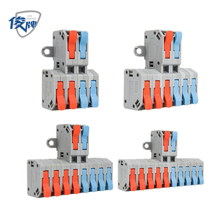 21 Seri 2/3/4/5/8 mur tuas kompak Port 28-12AWG konektor kawat cepat Push-in tembaga padat 400V - Product Image 3