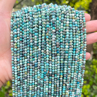 Perles en cristal facettées délicates 2 3 4mm mélangées Citrine Grenat Turquoise Pierre de Lune Fournitures d'artisanat en dropshipping
