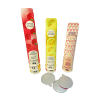 Tubes de crème glacée Calippo jetables, tubes en papier Calippo biodégradables