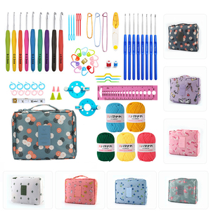 Factory Wholesale <strong>Crochet</strong> Set Hook Diy Knitting Tools Set <strong>Crochet</strong> <strong>Kit</strong> for Complete <strong>Beginners</strong> - Product Image 6