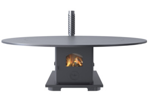 <span class=keywords><strong>Estufa</strong></span> <span class=keywords><strong>de</strong></span> Pellets Redonda Fangran 180Y para Mesa <span class=keywords><strong>de</strong></span> Comedor, 16kW, Chimenea <span class=keywords><strong>de</strong></span> Convección <span class=keywords><strong>de</strong></span> Aire <span class=keywords><strong>con</strong></span> Tolva Grande para Restaurante, Hogar Familiar - Product Image 3