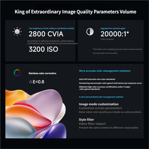 Projecteur laser tricolore 4K natif XGIMI RS 20 Plus, luminosité 2800 CVIA, 240 Hz pour le gaming et home cinéma portable - Product Image 3