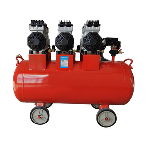 Hot Selling No Oil Two Head Air Compressor Vertical Piston <b>Gasoline</b> - Product Image 1