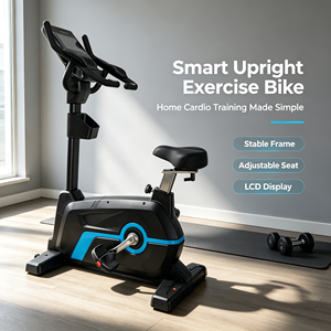 Vélo magnétique commercial robuste, poids max. utilisateur 200 kg, cadre en acier stable - Product Image 2
