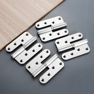Stainless Steel Wooden Butterfly Hinge Spring Aluminum Brass Door Folding Seat Hinges Bathroom <b>Kitchen</b> Living Room School Hotel - Product Image 1