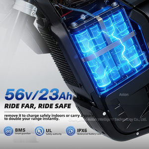 มอเตอร์ไซค์วิบากสำหรับเด็ก รุ่น Eu Warehouse 56V 4500W ระบบขับเคลื่อนตรงกลางแบบไดเร็คไดรฟ์ แบตเตอรี่ 23Ah ประสิทธิภาพสูง - Product Image 2