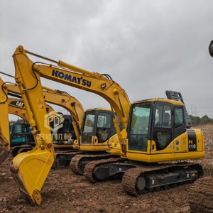 รถขุดไฮดรอลิก Komatsu PC110-7 คุณภาพสูง สภาพดี มือสอง เครื่องจักรกลเคลื่อนย้ายดิน - Product Image 1