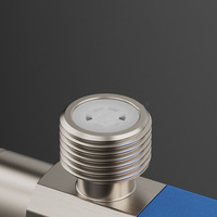 Válvula Angular de Control de Agua Suministrada por Fábrica Comercial, Accesorios para Baño y Cocina, Válvula Angular para Inodoro de 1/2 pulgada