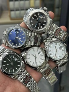 Montre de luxe pour homme en acier 904L plaqué or de qualité 5A, avec plusieurs cadrans noirs, chronographe, version lourdement lestée 3255, montre mécanique sportive - Product Image 2