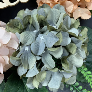 Lễ Tạ Ơn Ngày Phía Trước Cửa Vòng Hoa Nho Màu Xanh Lá Cây Tú Cầu Hoa Hoa Vòng Hoa Giáng Sinh Swag Nhân Tạo Hoa Vòng Hoa - Product Image 5