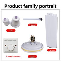Ventilateur de plafond industriel 56 pouces 100W, à pales en fer, pour salon domestique, dortoir, ventilateur électrique suspendu puissant