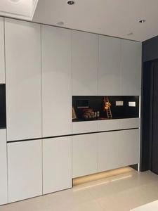 Meuble d'entrée à plusieurs étages Meuble à chaussures mince en bois Armoire à chaussures pour la maison Armoire à chaussures personnalisée - Product Image 4