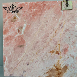 Losas de Mármol Rosa Aurora Goldtop, Naturales y Pulimentadas, para Encimeras, Mesas de Vanidad, Pisos, Mesas de Comedor, Mesas de Centro, Hoteles y Villas - Product Image 6