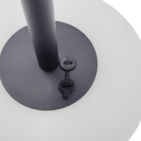 Lampe de table d'extérieur IP65, rechargeable par USB et solaire, éclairage d'ambiance avec variateur d'intensité, réglage de la température de couleur et télécommande