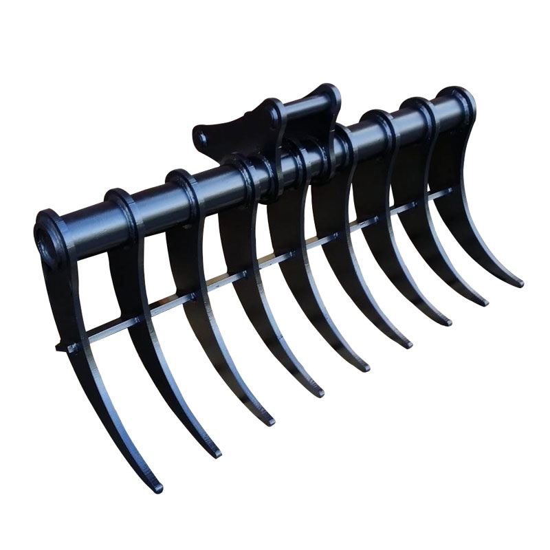 Customized Excavator Rake 30Ton Mini Excavator Rake Soil Ripper High Quality Factory Made Excavator Attachment