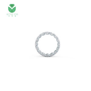 14k 18k золотые сердечно-сосудистых заболеваний лаборатории алмазов 1 карат обручальное кольцо ювелирные украшения для женщин обручальное кольцо с синтетическим CVD шарошка Звездочка для круглой формы - Product Image 3