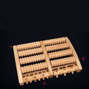 Thérapie de soulagement musculaire Massage de la voûte plantaire Rangées d'acupression Shiatsu Bain de pieds Rouleaux de spa Masseur de pieds manuel en bois pour spa - Product Image 6