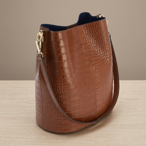 Nouveauté : Pochette de luxe en cuir véritable, style décontracté, fermeture éclair, deux sangles, cuir véritable, imperméable, antivol, 3L+, léger - Product Image 5