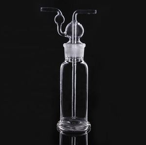 Bình rửa khí Monteggia 250ml bằng thủy tinh phòng thí nghiệm có ống xốp - Product Image 2