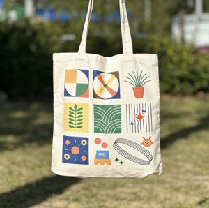 Custom Printed Advertising Eco-Friendly 10oz 12oz Canvas Tote <b>Bag</b> with Zipper Closure and Logo for Soccer Football Club - Product Image 1