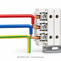 Fil électrique H07V-U 10 mm² en cuivre pur à 99,99 %, câble de construction monoconducteur isolé PVC pour câblage résidentiel et industriel