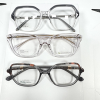 Déstockage Lunettes en acétate carrées de haute qualité Cadres de lunettes en acétate patchwork pour hommes et femmes Stock mixte en gros