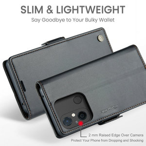 CaseMe-Portefeuille RFID vintage pour Redmi 13C 12 C 11A Note 13 Pro 4G, étui magnétique pour cartes de crédit, étui à rabat pour Redmi 13C - Product Image 4