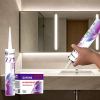 GUFENG 771 Mastic silicone direct pour fissures de béton, pour cadres de fenêtres et de portes