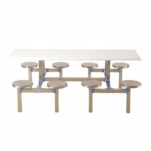 Mesas y Sillas de Comedor Escolares de Acero Resistente para <span class=keywords><strong>6</strong></span> Personas, con Logotipo Personalizado OEM ODM - Product Image 6