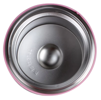 PINKAH 3D Cartoon 450ml Gourde alimentaire pour enfants à double paroi en acier inoxydable, boîte à lunch pour enfants avec cuillère