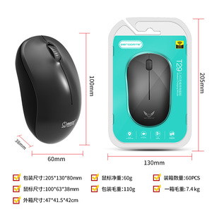 Ratón inalámbrico Bluetooth T15, fotoeléctrico, 3 botones, rueda táctil, Mini portátil para uso en oficina, negocios y portátiles - Product Image 3