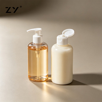 Vente en gros de flacons pompe en plastique personnalisés, rechargeables et vides pour le lavage du corps, le shampoing, l'après-shampoing