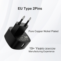 2025 Prise Européenne 5vdc 1a Chargeur 5v 2a Chargeur Usb avec CE EMC LVD ROHS REACH 60601 61558 Standard