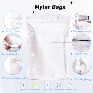 Bolsas de Mylar con Cierre y Diseño Personalizado con su Propio Logotipo, Marca HLK Premium - Product Image 4