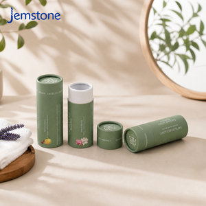Premium <b>Custom</b> Eco Friendly Kraft Cardboard Cylinder Packaging Box Matte Finish Skincare Serum Face Oil Paper Tube Packaging - Product Image 6
