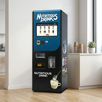 Distributeur automatique de boissons protéinées compactes en gros, mélange automatique, paiement par carte de crédit/code QR pour salle de sport, hôtel, club de fitness, libre-service