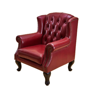 Sillón de Cuero con Diseño Elegante y Estructura Reforzada para Esquina de Dormitorio y Sala de Estar - Product Image 6