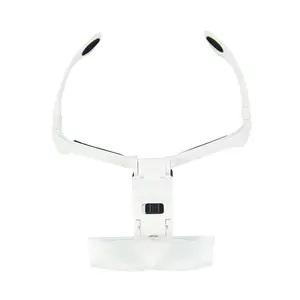 NO.9892BP LED magnifying Glasses with Adjustable 5 Lens 1.0x-3.5x Headband Magnifying Glasses