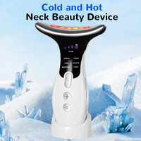 Prix de gros marque privée 2025 nouveau modèle chaud froid visage cou appareil de beauté lifting du visage Vibration masseur outil de soin de la peau
